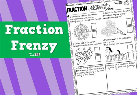 Fraction Frenzy:  Ucz się matematyki w czasie zabawy!