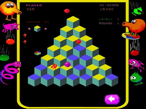  Qbert: Skacz przez piramidę w rytmie retro-melodyjek!