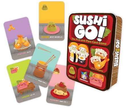 Sushi Go! - Klasyczna gra karciana z elementami szybkiej reakcji i taktycznego myślenia!